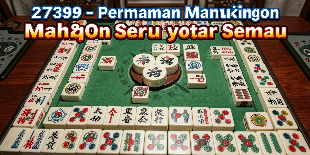 Tampilan gameplay Mahjong yang menantang dan menyenangkan.