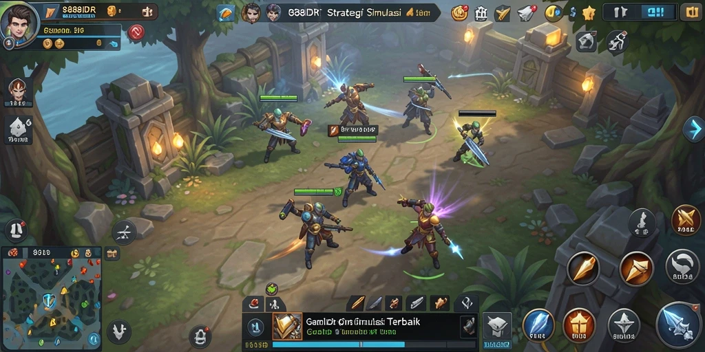 Tampilan gameplay mendalam dari 888IDR yang penuh strategi.