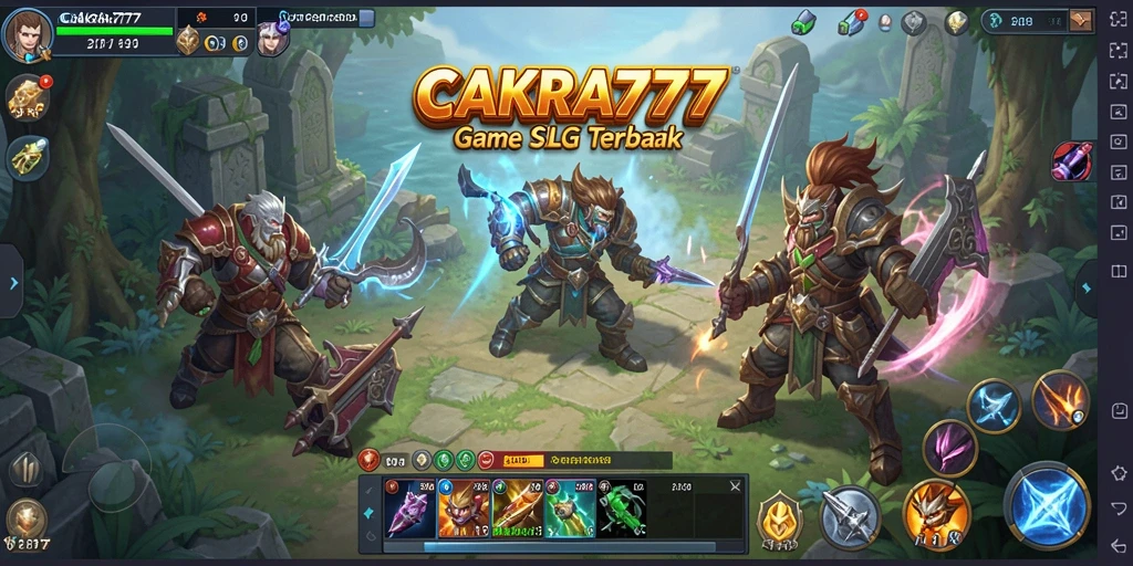 Tampilan gameplay SLG yang menarik dan mendalam.