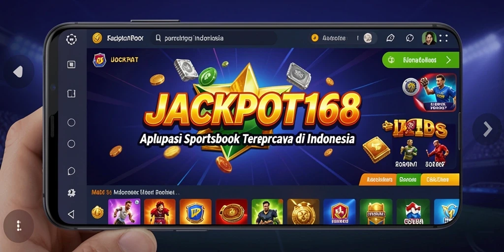 Screenshot gameplay JACKPOT168 menampilkan suasana taruhan olahraga.