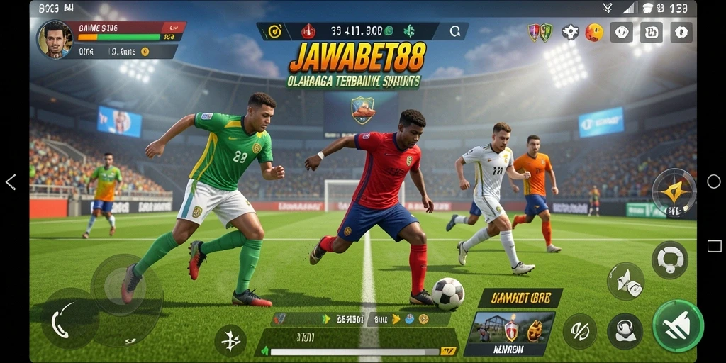 Tampilan menarik dari gameplay JAWABET88 dengan momen seru olahraga.