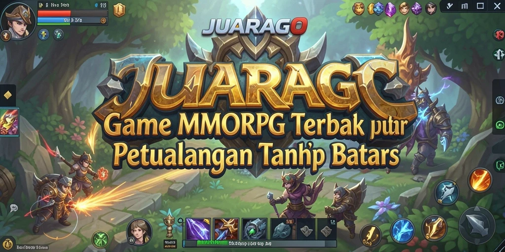 Tampilan gameplay seru di JUARAGO dengan aksi pertarungan yang dinamis.