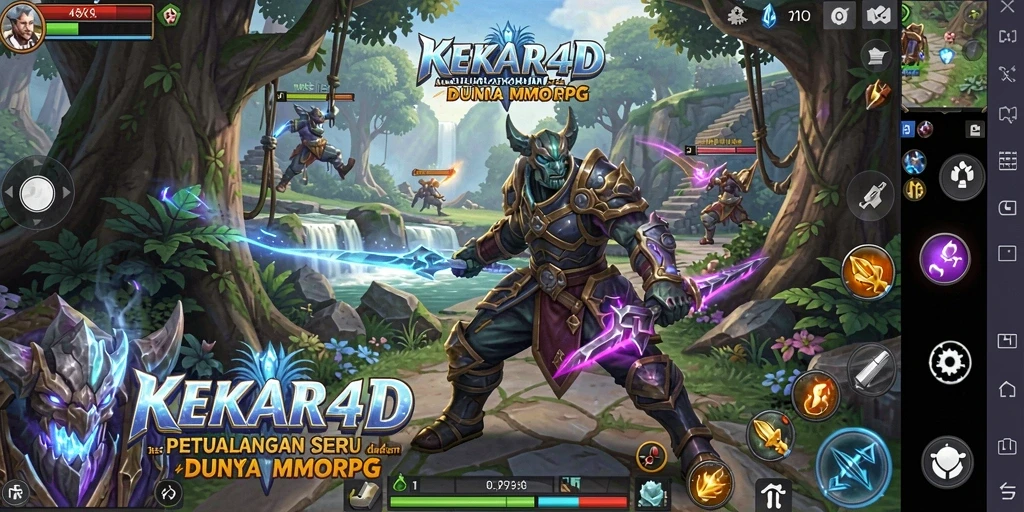 Screenshot memperlihatkan gameplay menarik dalam dunia KEKAR4D.