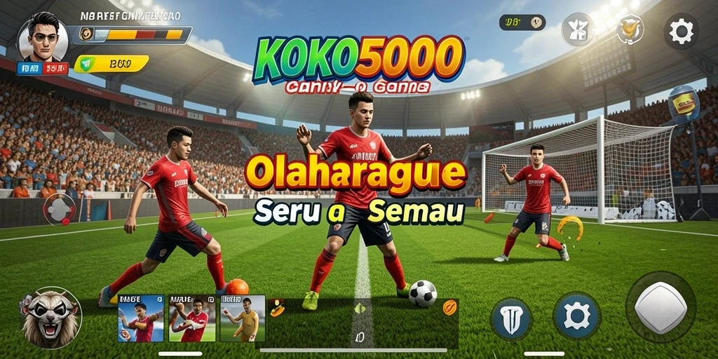 Tampilan menarik dari game olahraga KOKO5000 yang penuh aksi.