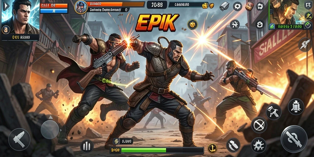 Gambaran gameplay action yang seru di OJA89