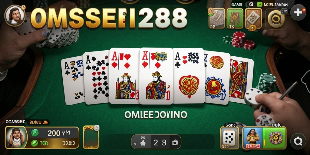 Gameplay seru dan interaktif dalam OMSET288 yang terlihat di screenshot.