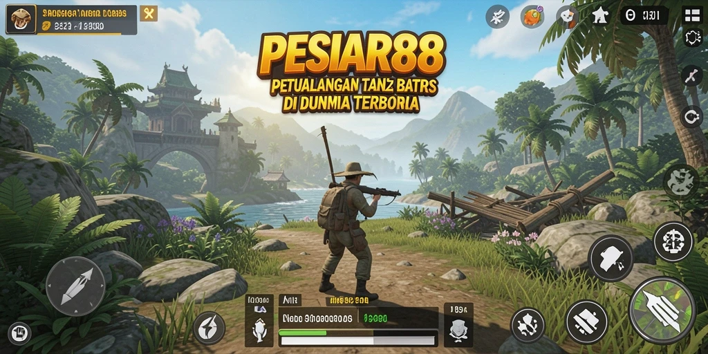 Tampilan gameplay PESIAR88 yang menakjubkan dalam dunia terbuka.