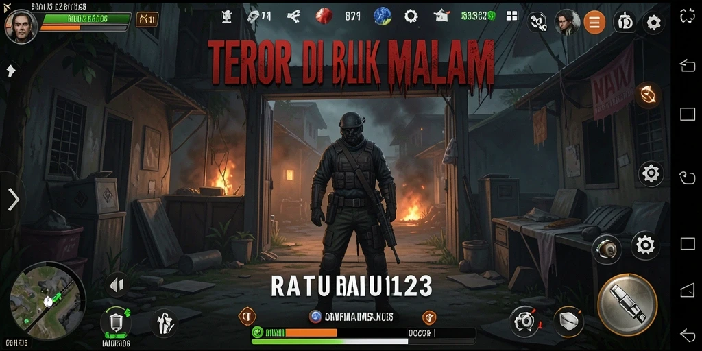 Tampilan gameplay RATU123 yang penuh dengan ketegangan dan teror.