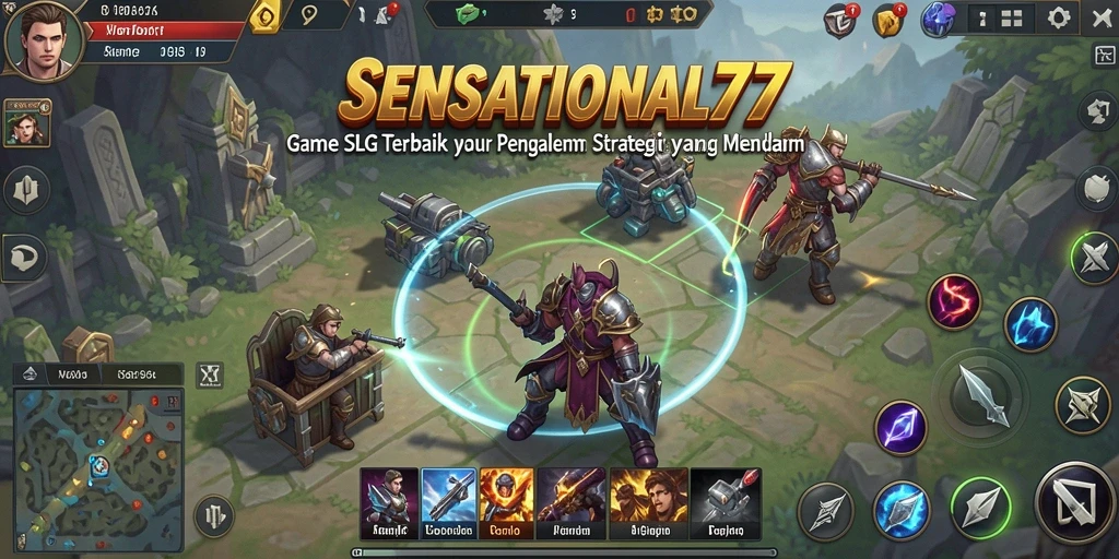 Tampilan gameplay menarik di SENSATIONAL77 dengan pertempuran strategis.