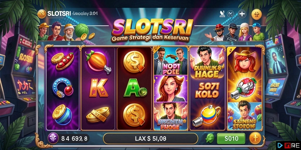 Tampilan gameplay SLOTSRI yang seru dan menantang.